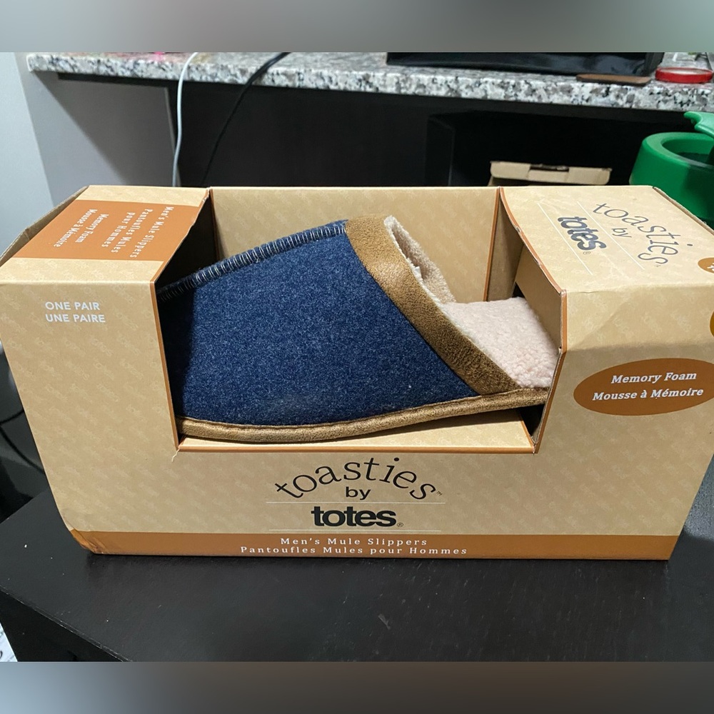 Toasties by totes Mens Mule Slipper